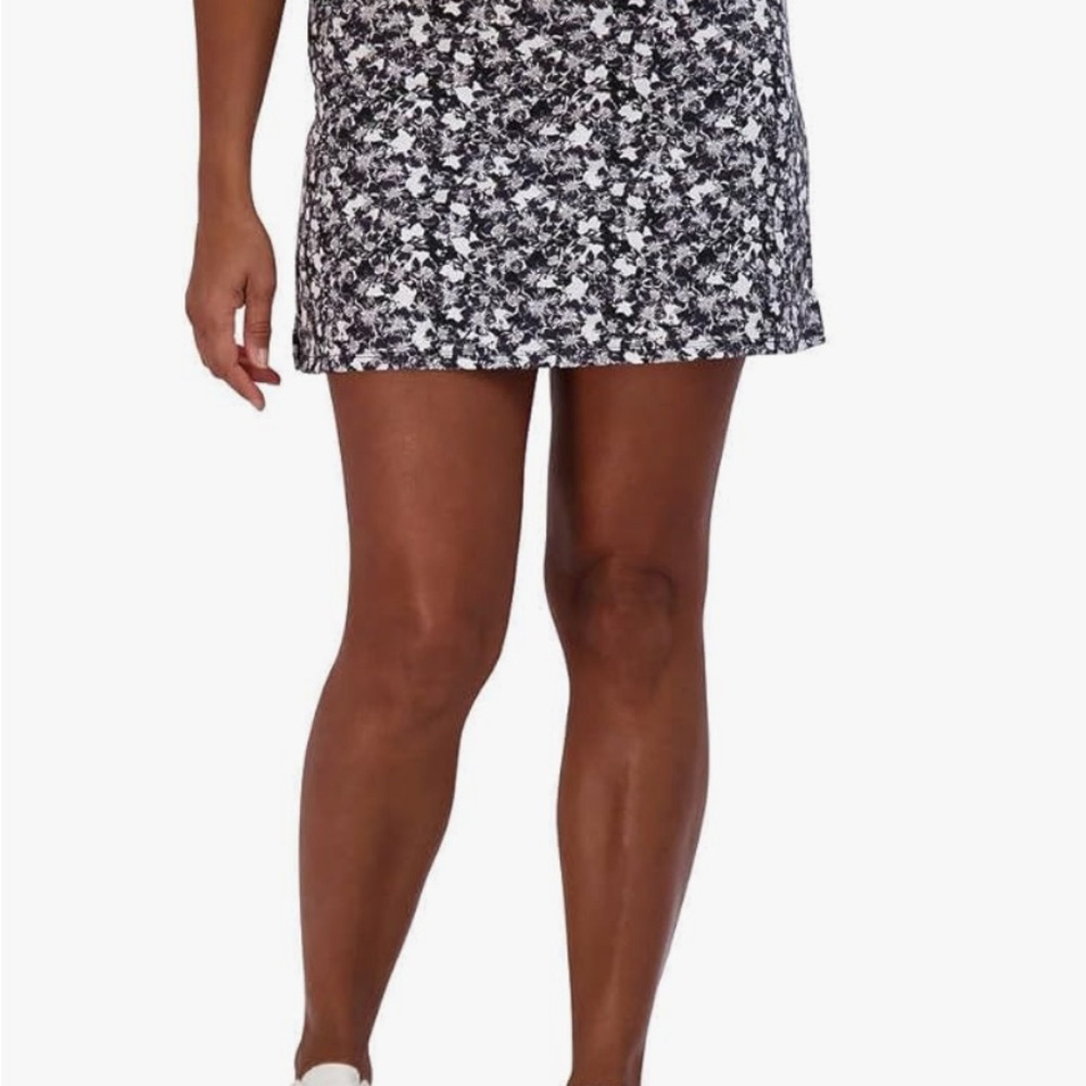 Tranquility by Colorado Clothing Black and White Patterned Skirt